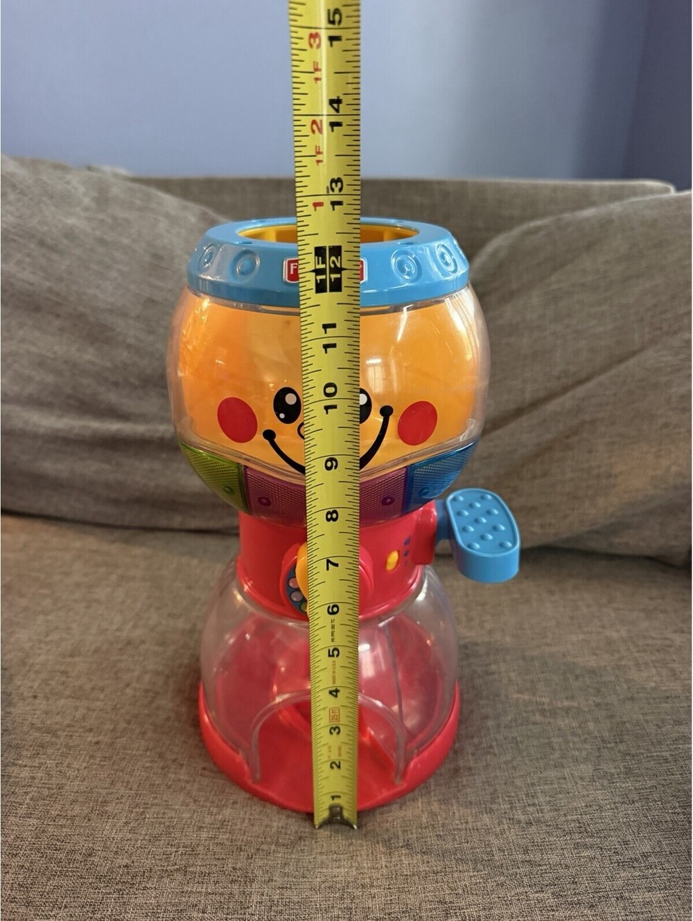 Fisher Price Roll a Rounds Swirlin' Surprise Gumball Machine 8 Balls Lights Work - Picture 12 of 12